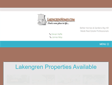 Tablet Screenshot of lakengrenhomes.com